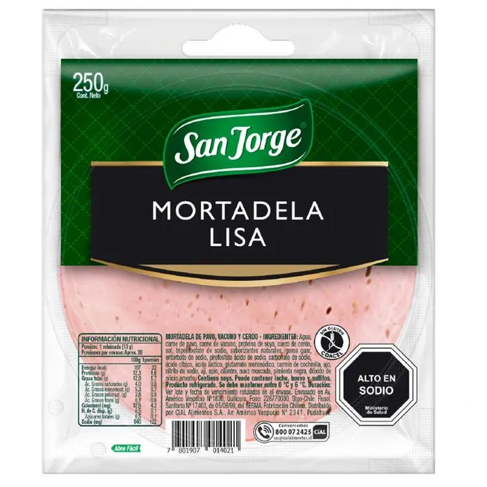 San Jorge - Mortadela Jamonada 250g