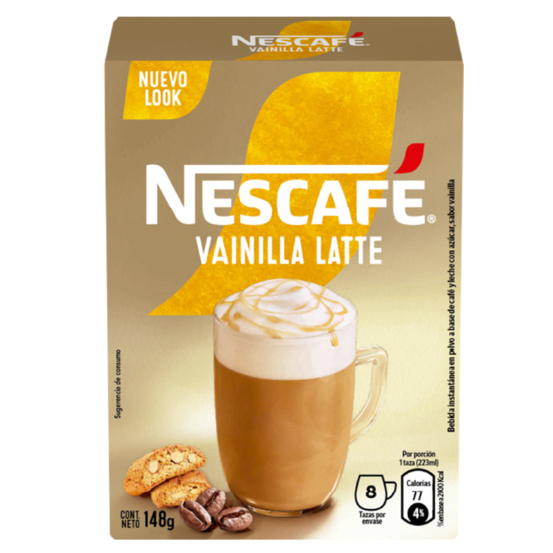 Nescafe - Vainilla Latte 8Un 148Gr