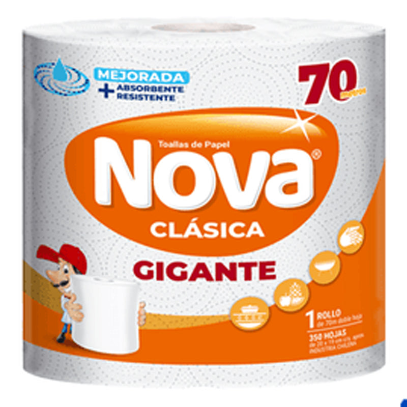 Nova - Toalla De Papel Clásica 70Mts. Gigante