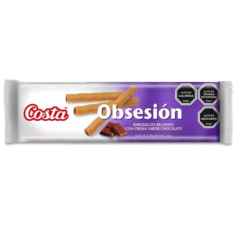 Obsesion - Barquillo Relleno Chocolate