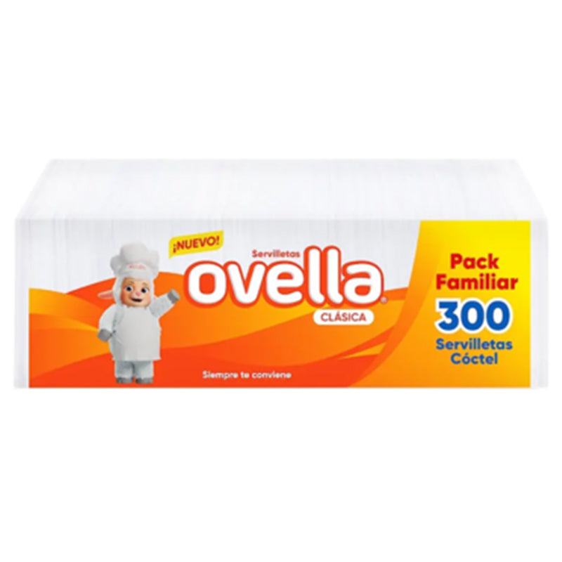 Ovella - Servilletas Cóctel 300 Unidades