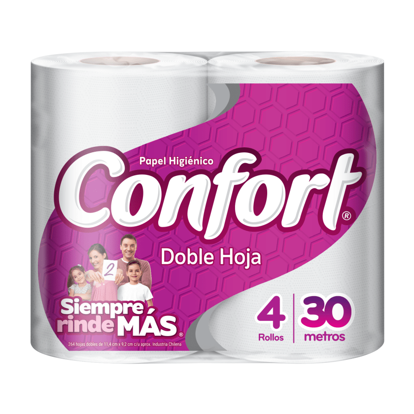 Papel Higiénico - 4 Rollos X 30 Metros