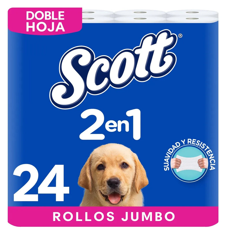 Papel Higiénico - Scott 24 Rollos