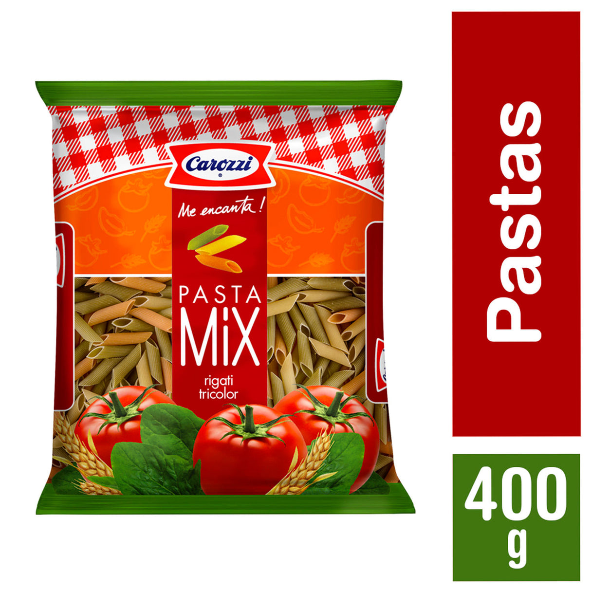 Pasta Mix Rigati Tricolor - 7802575015297
