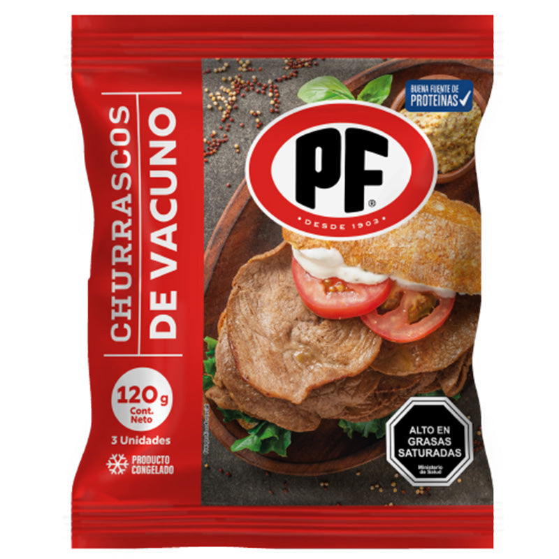 Pf - Churrasco Vacuno 120G Rda