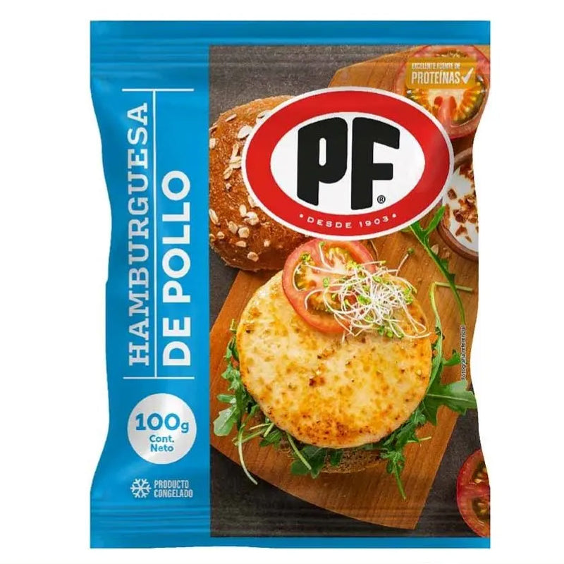 Pf - Hamburguesa Pollo  Receta 100G