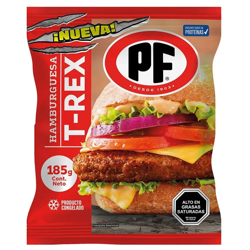 Pf - Hamburguesa T Rex 185G