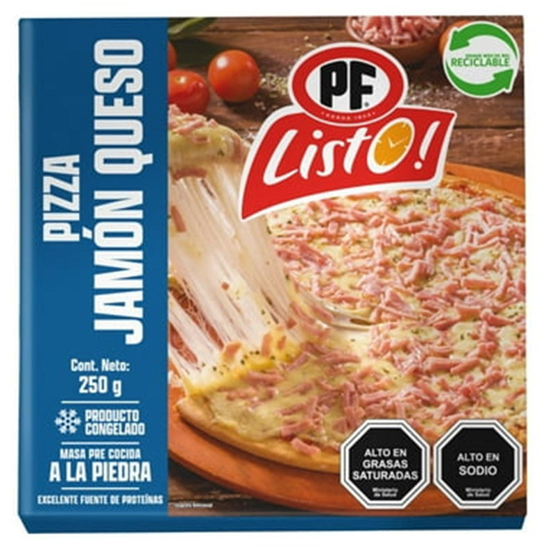 Pf - Pizza Jamon Queso 250G