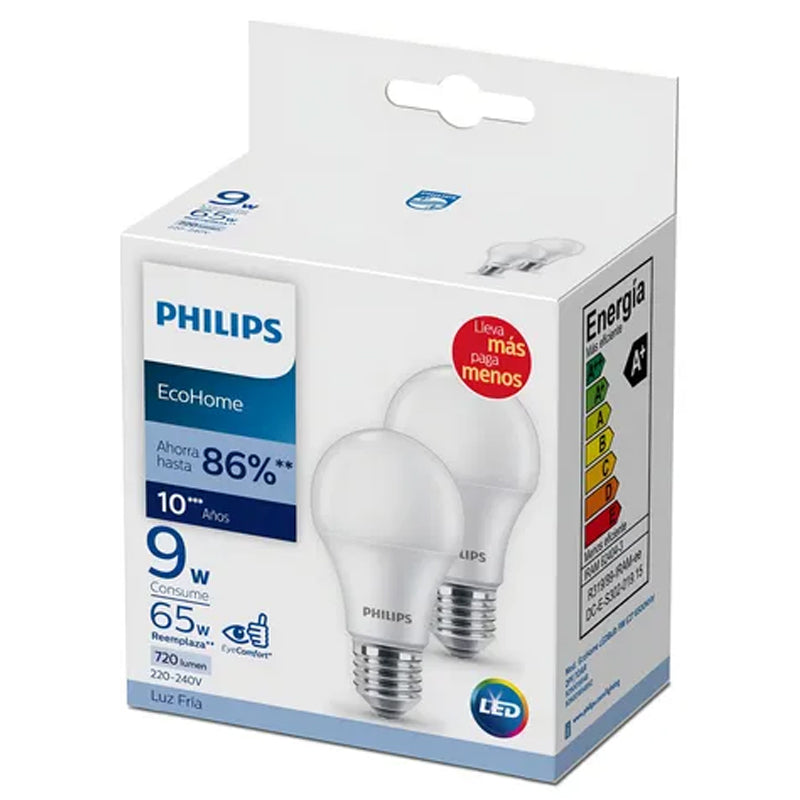 Philips - Ampolleta Luz Fria 9W