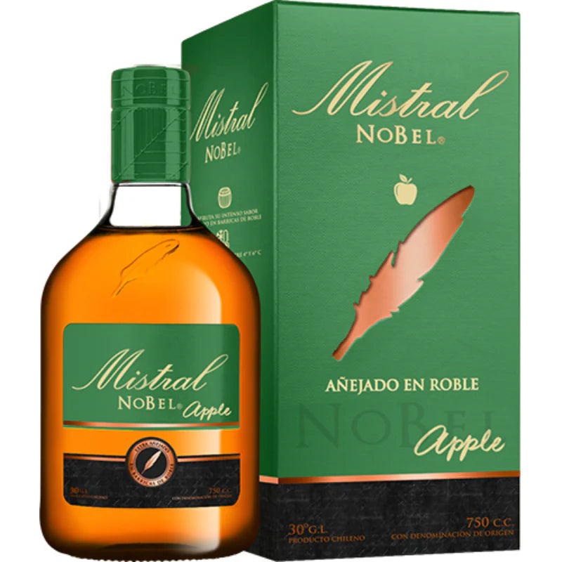 Pisco Mistral Nobel - Apple 750cc.