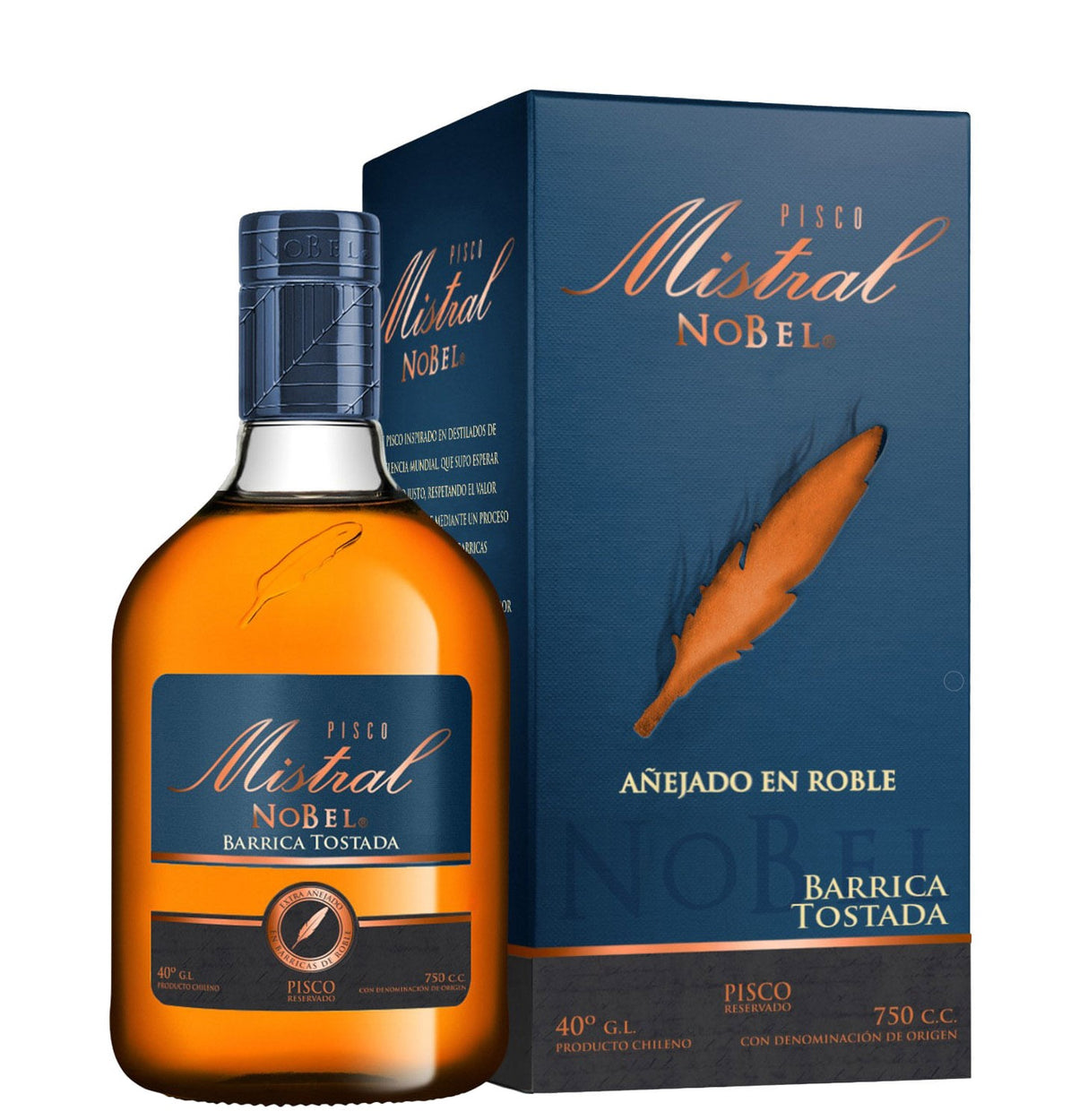 Pisco Mistral Nobel - Barrica Tostada 750cc