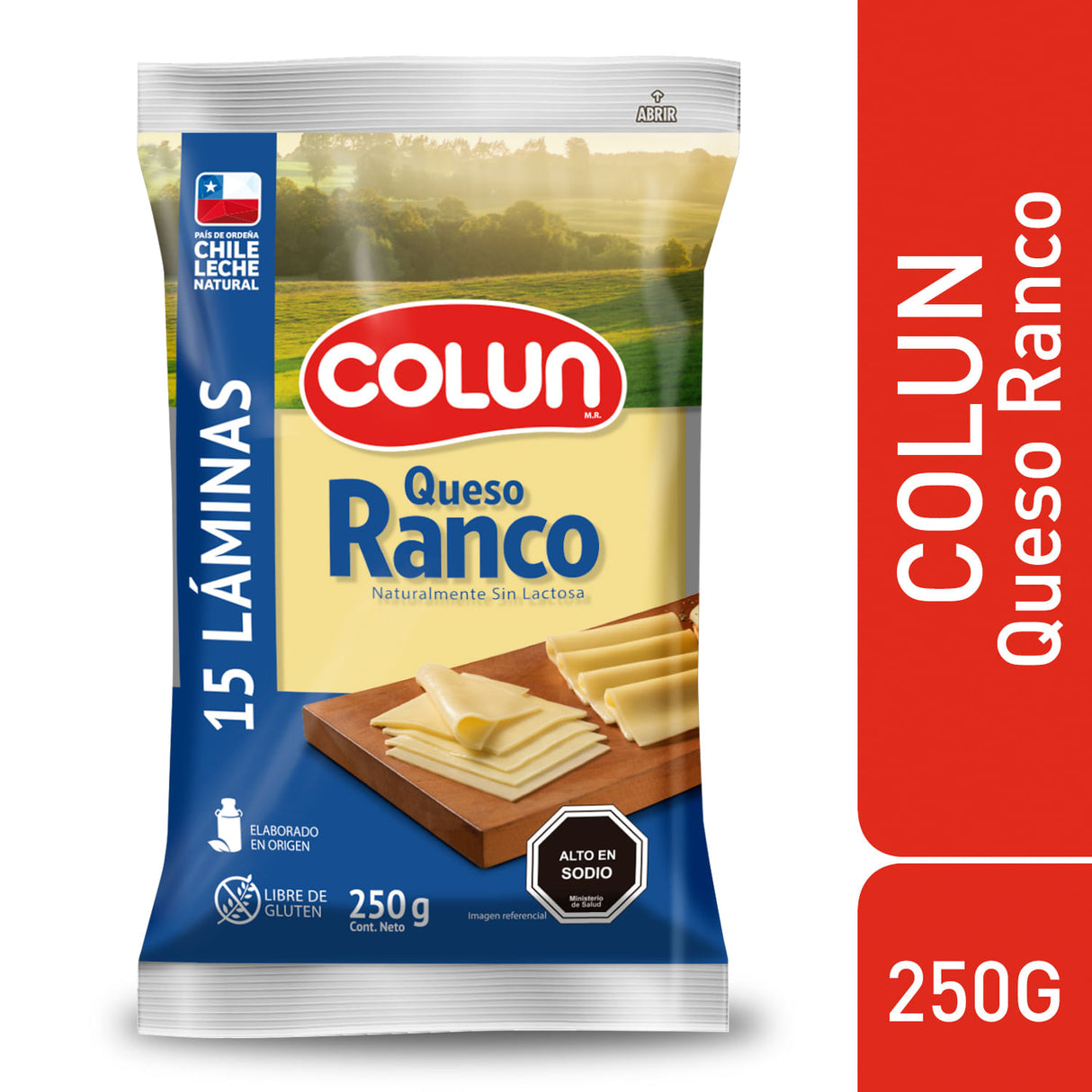 Queso Ranco Laminado 250g - 7802920801063
