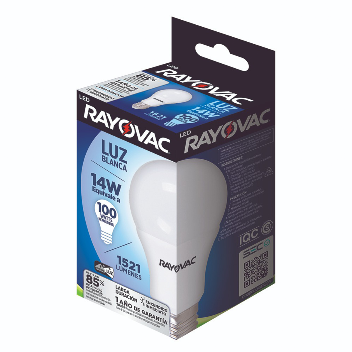 FERRETERIA - Rayovac 14 W 1521 LUMENES