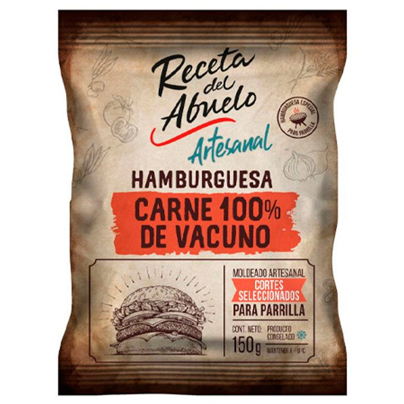 Receta Del Abuelo Cecinas - Grillhouse Hamburguesa 150g