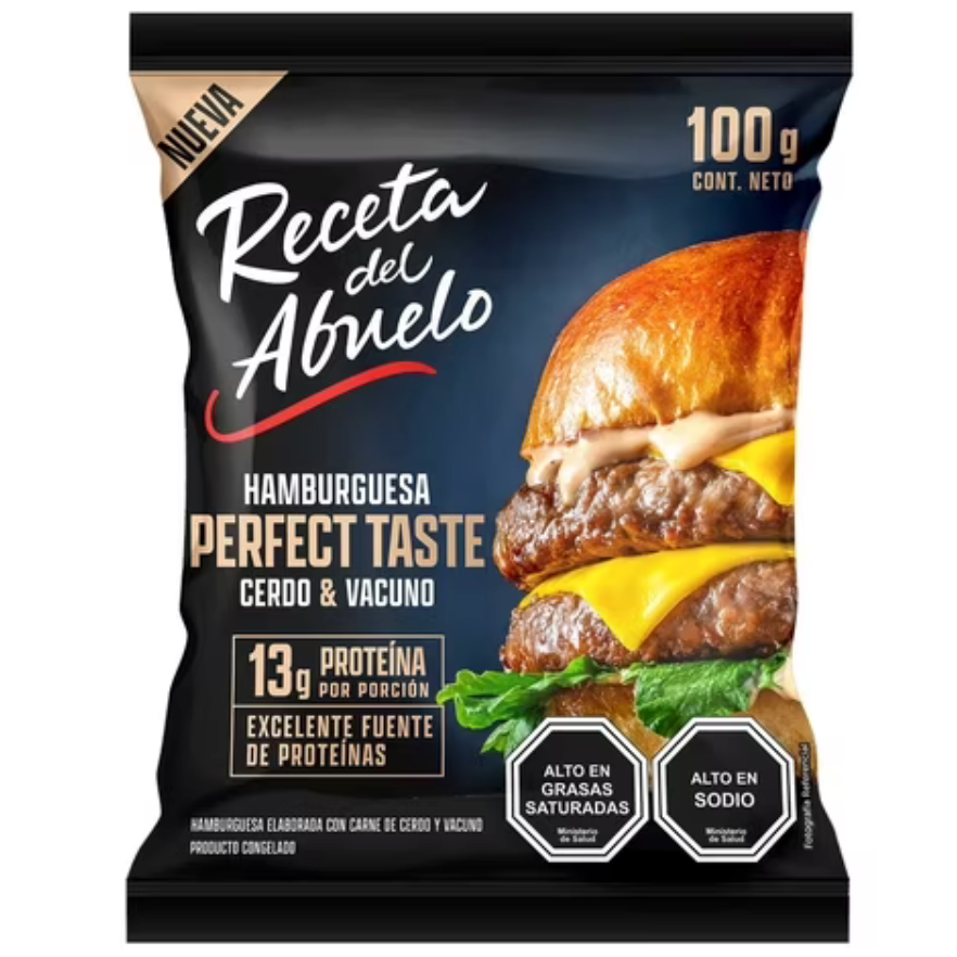 Receta Del Abuelo - Hamburguesa Perfect Taste 100g
