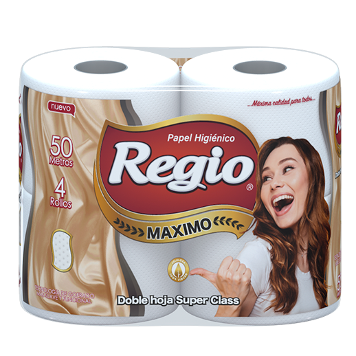 Regio - Papel Higiénico Máximo 4x50Mts