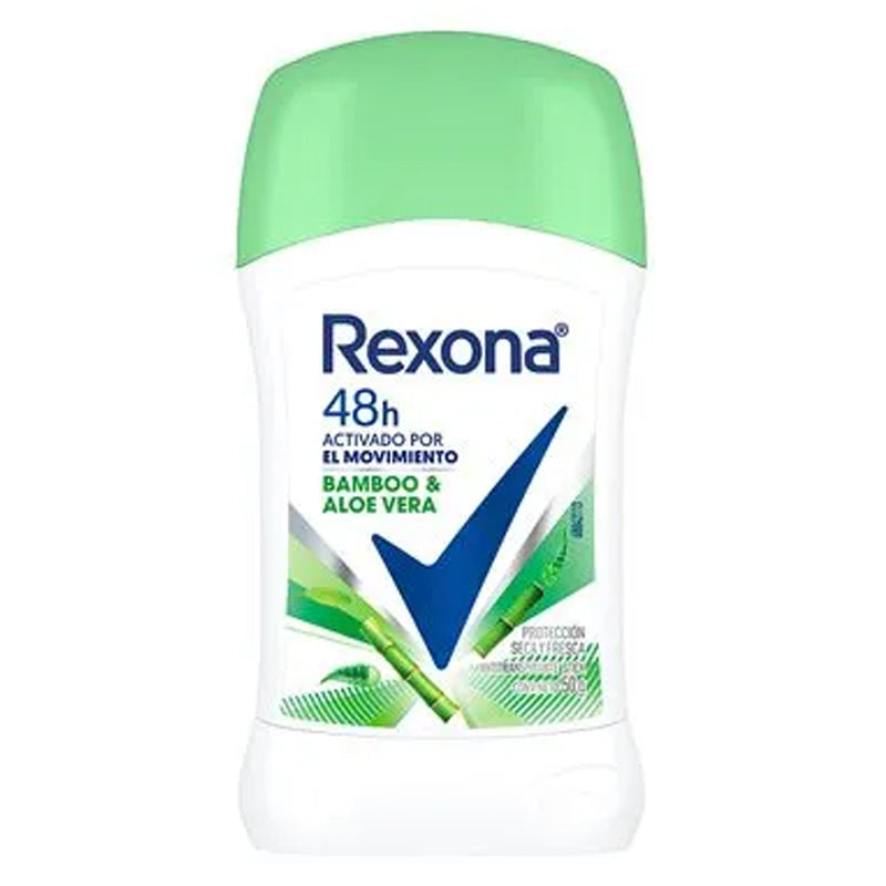 Rexona - Mujer En Barra 50Gr Bamboo Y Aloe Vera