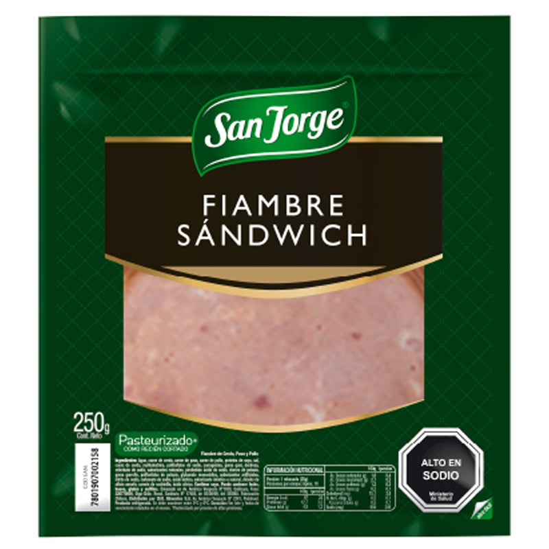 San Jorge - Fiambre sandwich 250gr