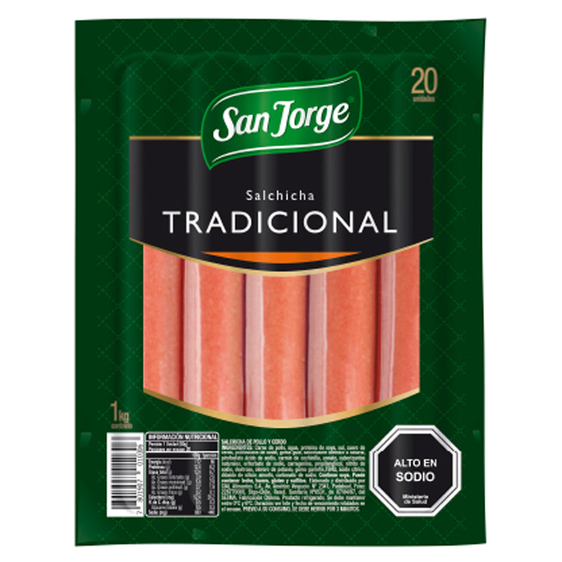 San Jorge - Salchicha Tradicional 1Kg