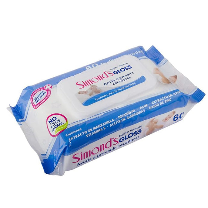 Simonds - Toallitas Humedas 60 Und