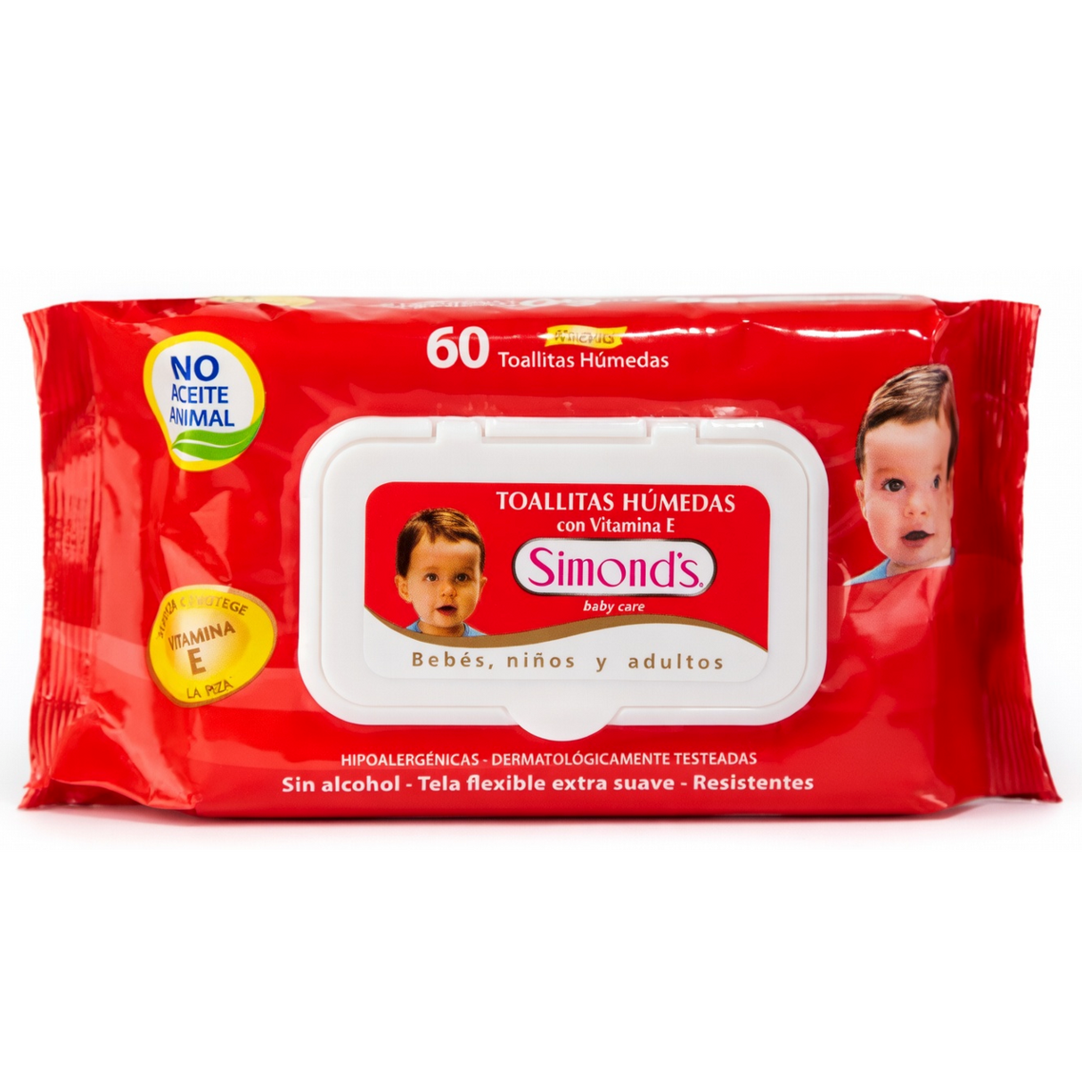 Simonds - Toallas Humedas Con Vitamina E
