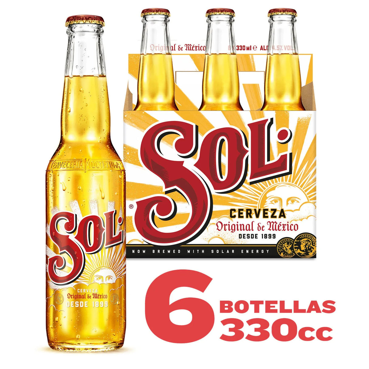 Sol - Botellín 6X330cc.