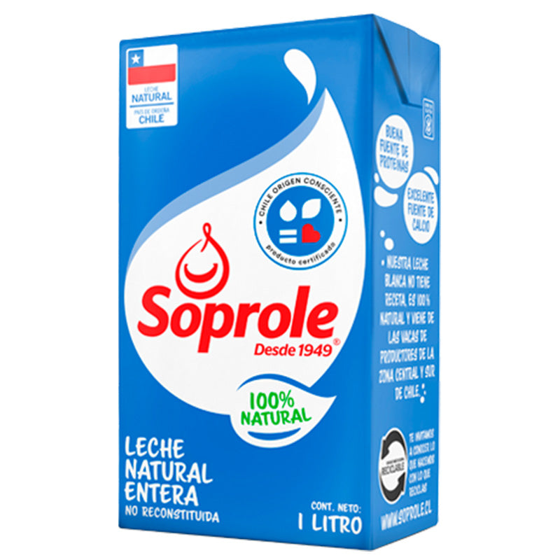 Soprole - Leche Entera 1 Lt
