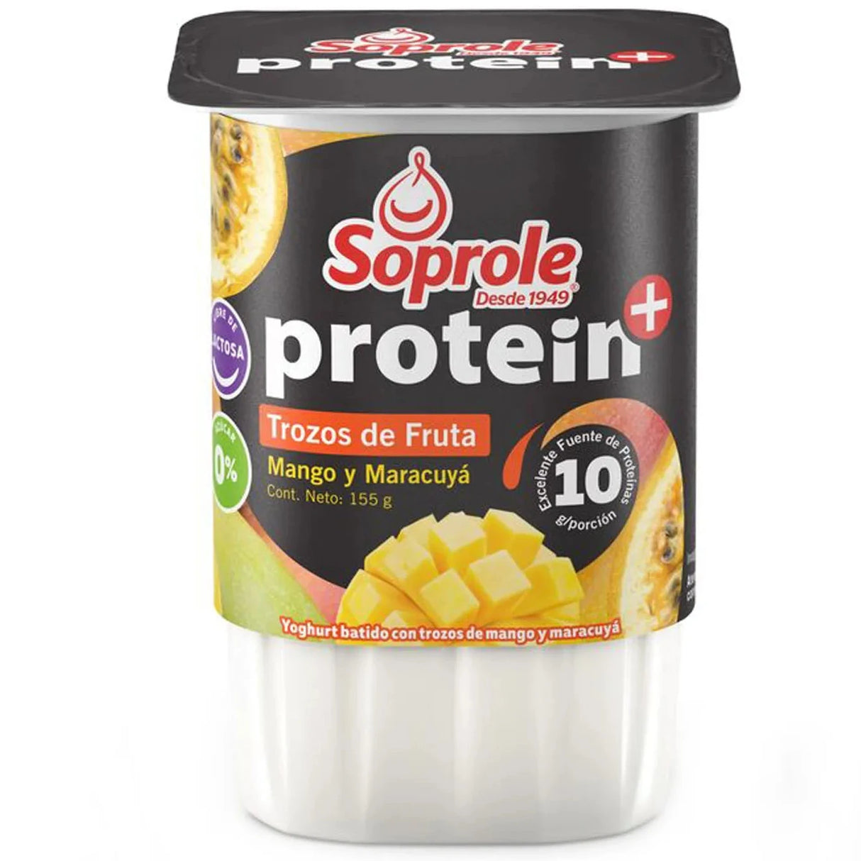 Soprole - Protein Trozos Mango- Maracuya 155G