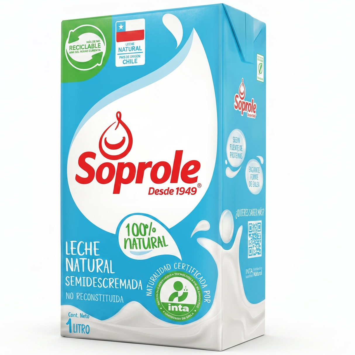 Soprole - Semidescremada 1Lt
