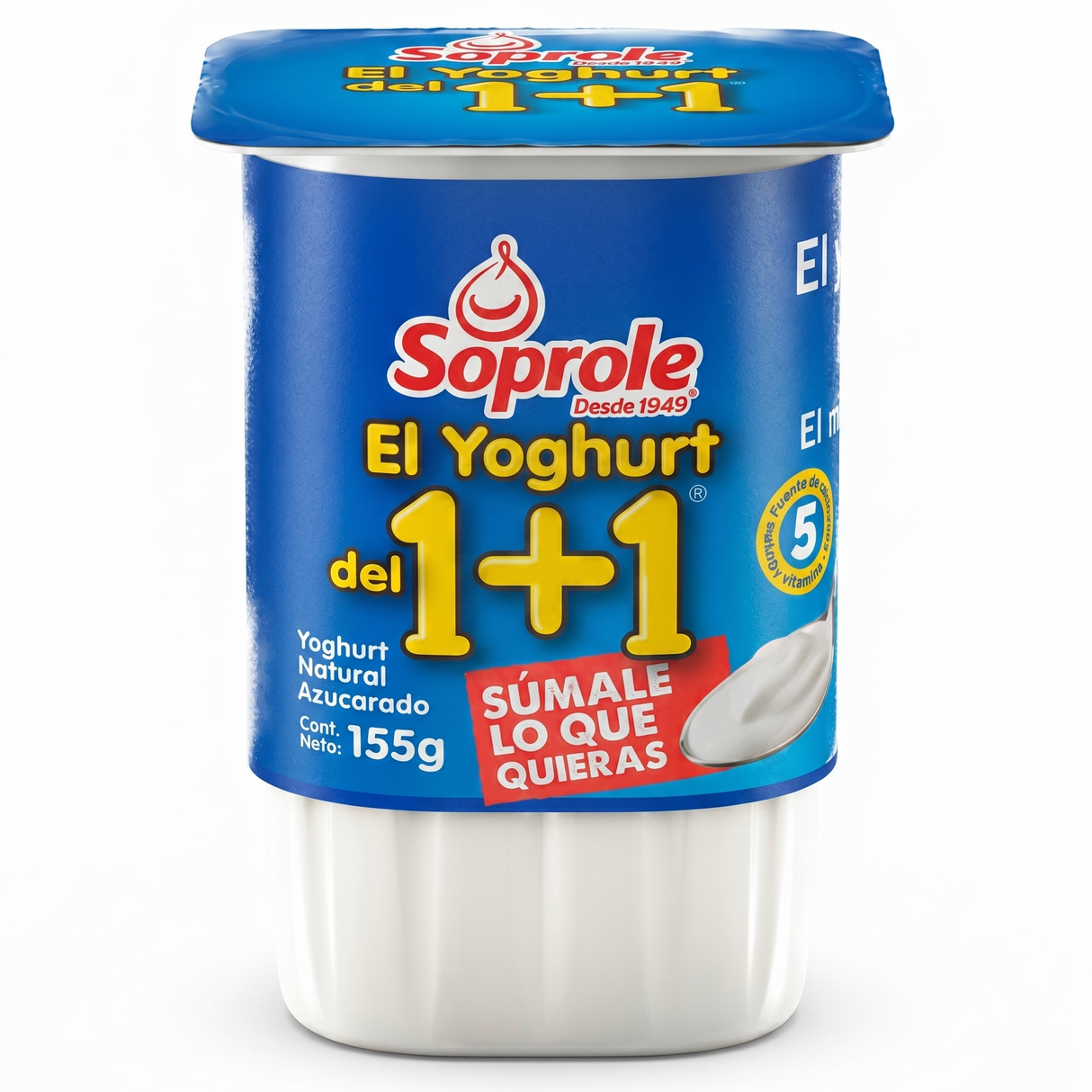 Soprole - Yoghurt 1+1 155G