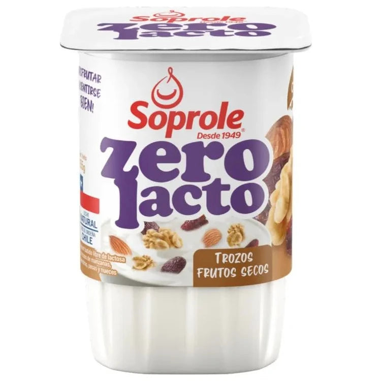 Soprole - Zero Lacto Frutos Secos 155G