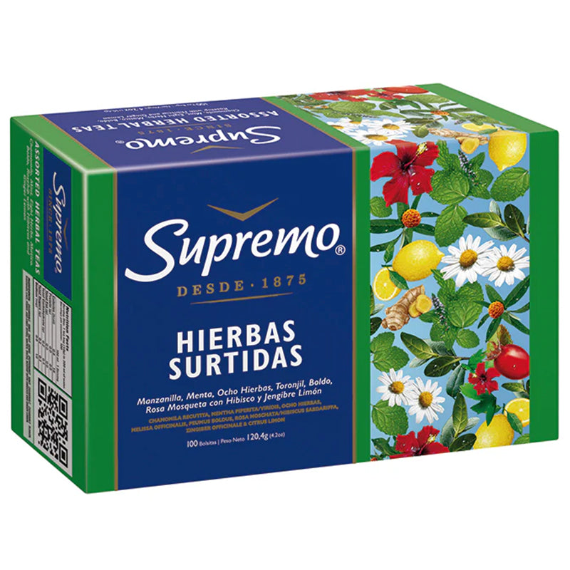 Supremo - Hierbas Surtidas 100Bolsas