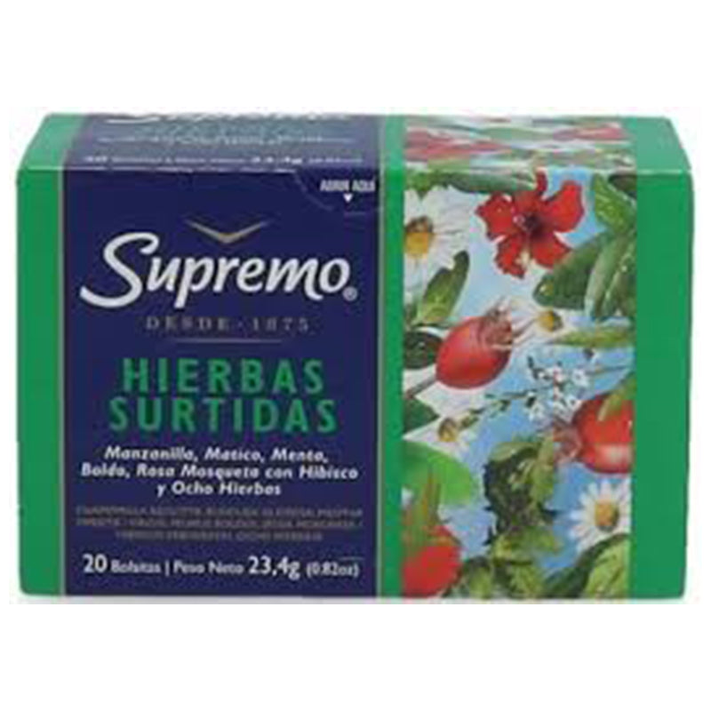 Supremo - Hierbas Surtidas 20 Unid 23.4 Gr