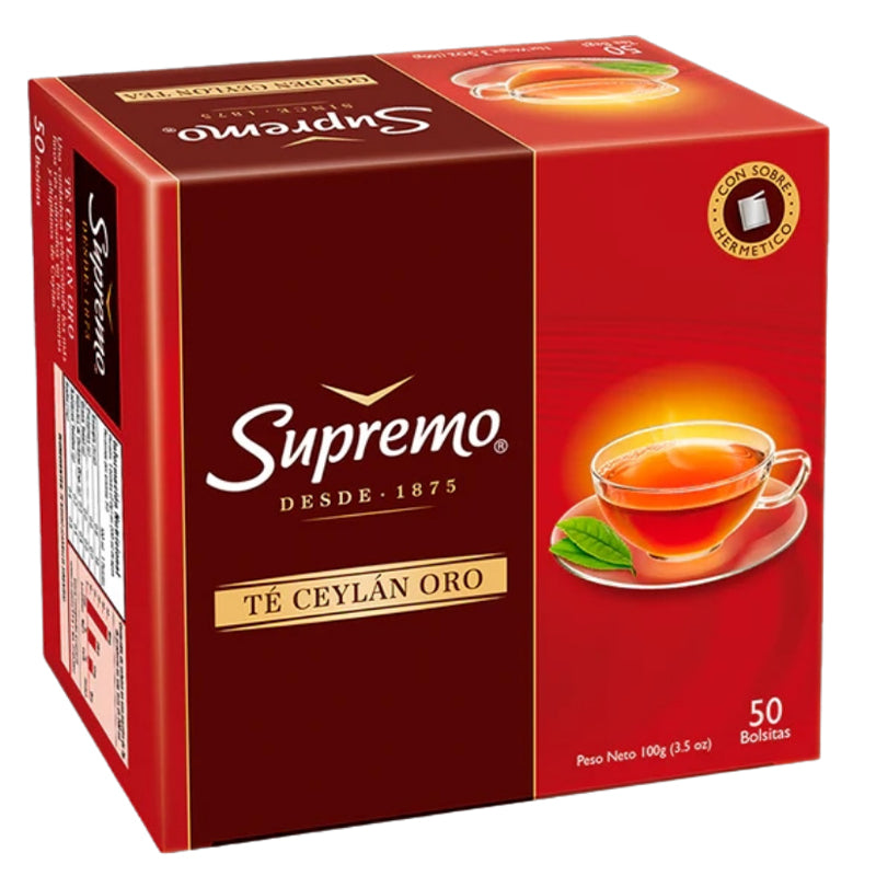 Supremo - Te Ceylan Oro 20 Bolsitas