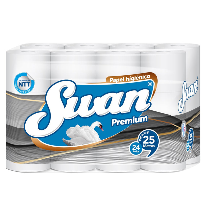 Swan - Papel Higienico 24 Rollos X 25Mtrs.