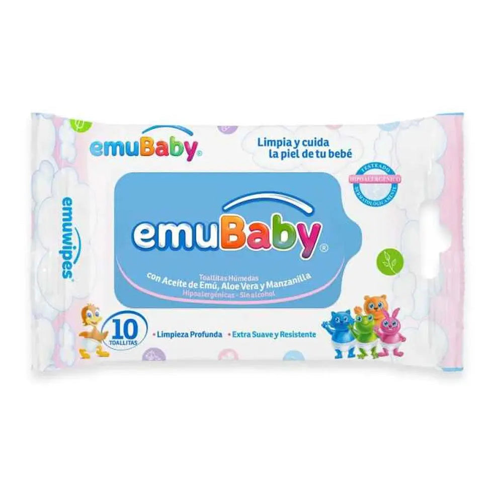 Emubaby - Toallas Húmedas x10