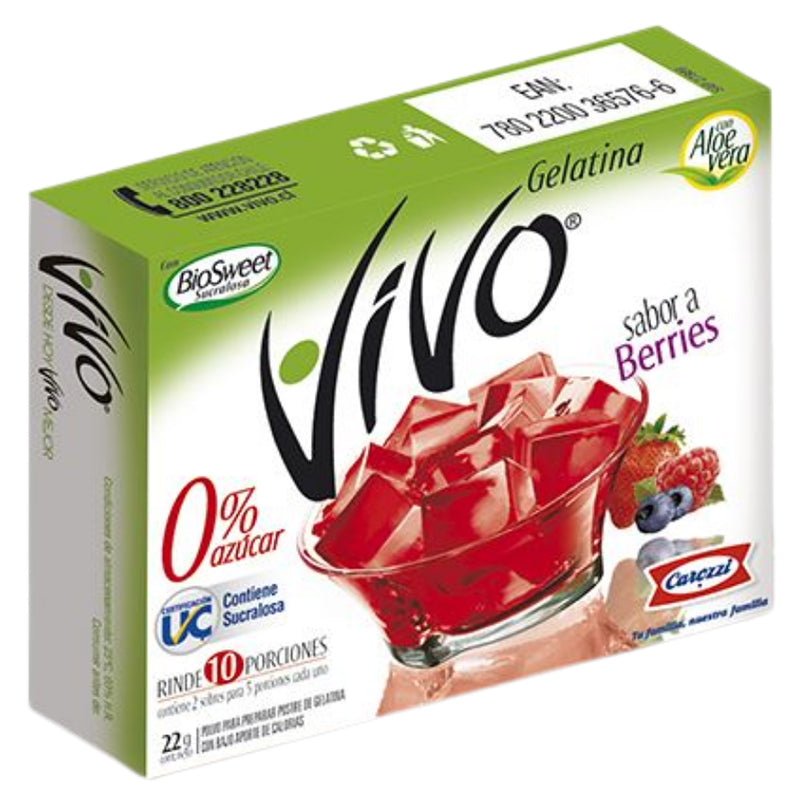Vivo - Gelatina Berries 22 Gr