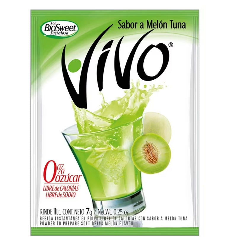 Vivo - Jugo En Polvo Melón Tuna 7Grs.