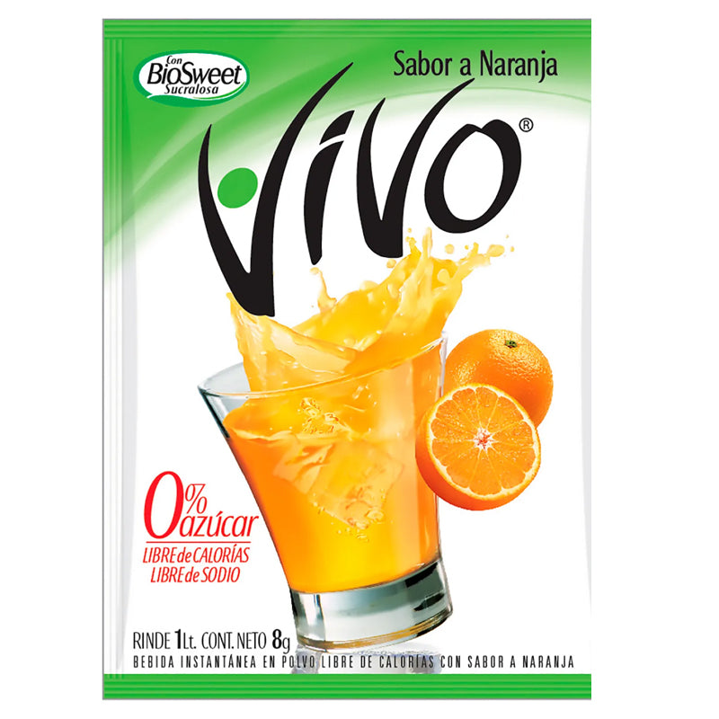 Vivo - Jugo En Polvo Naranja 7Grs.