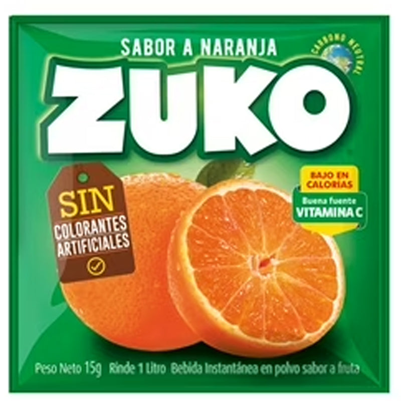 Zuko - Naranja Sin Colorantes 15G