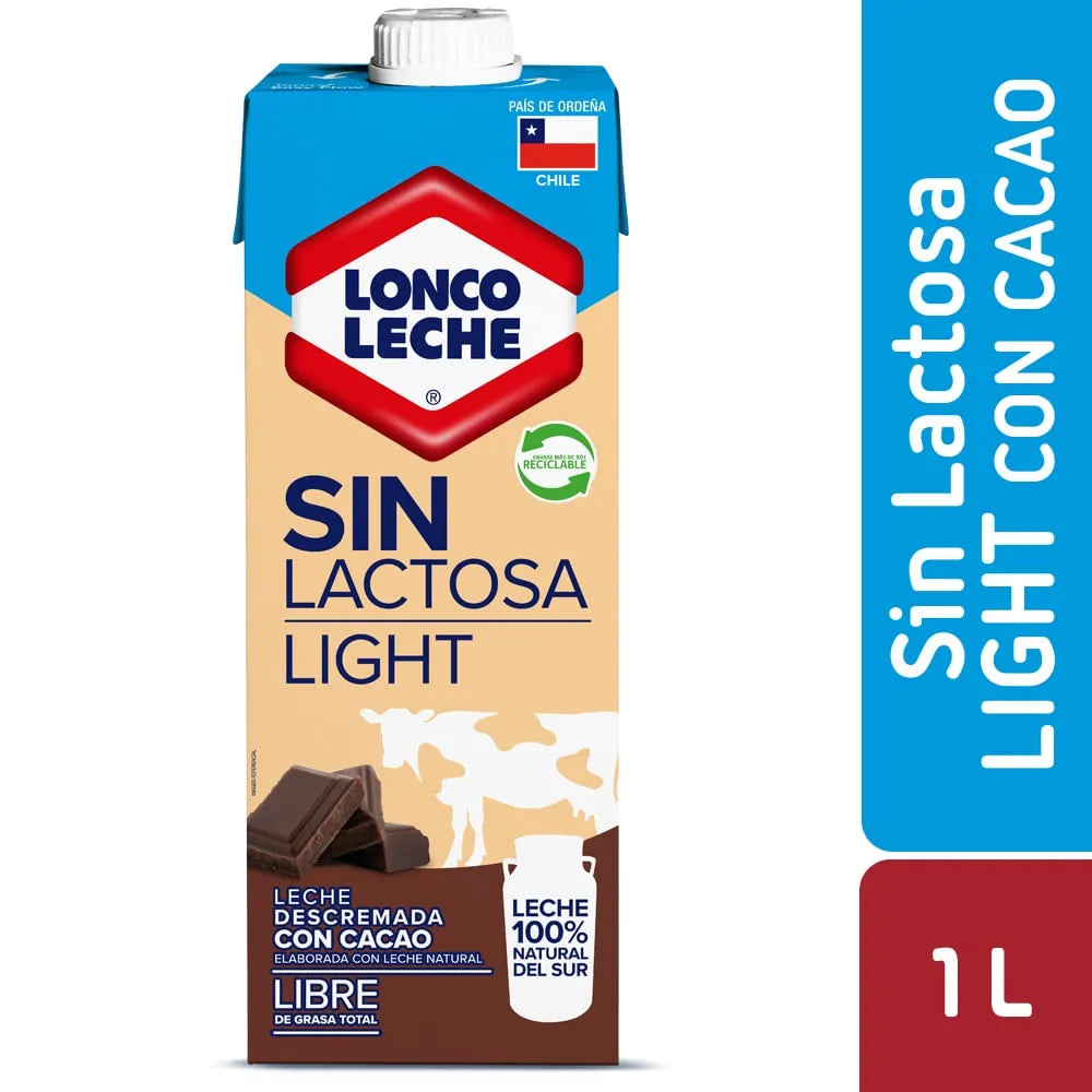 Chocolate sin lactosa 1 lt - 7802910005815