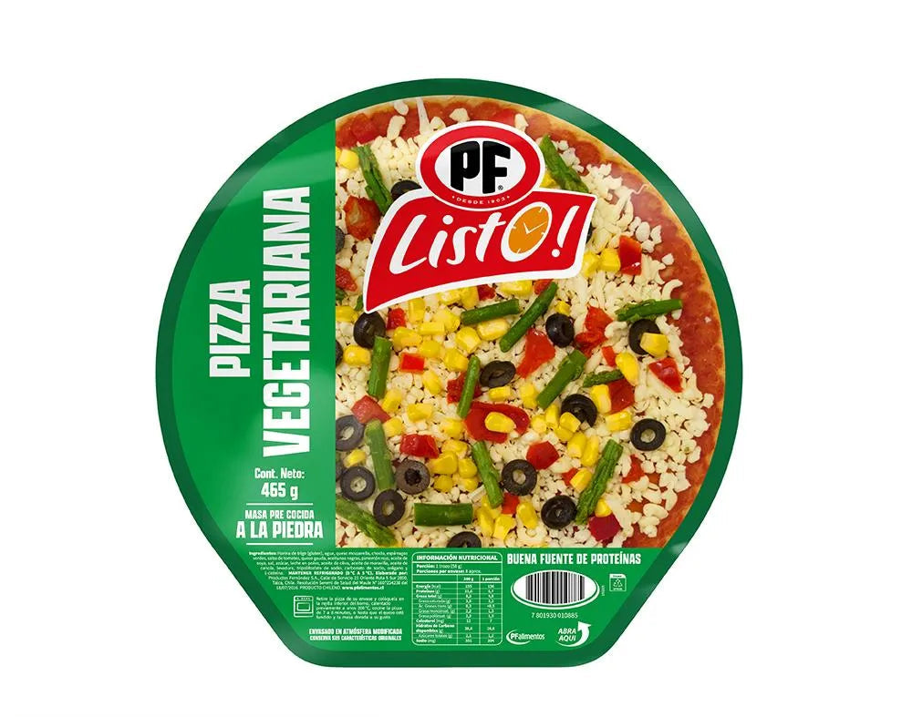 Pizza Vegetariana 465 gr - 7801930010885