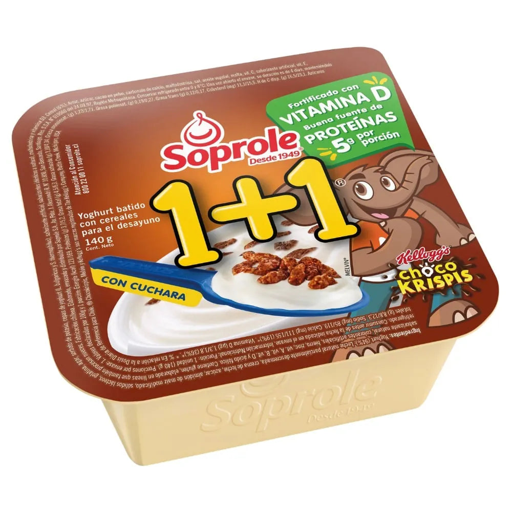1+1 Choco Crisp 140 gr - 7802900332419
