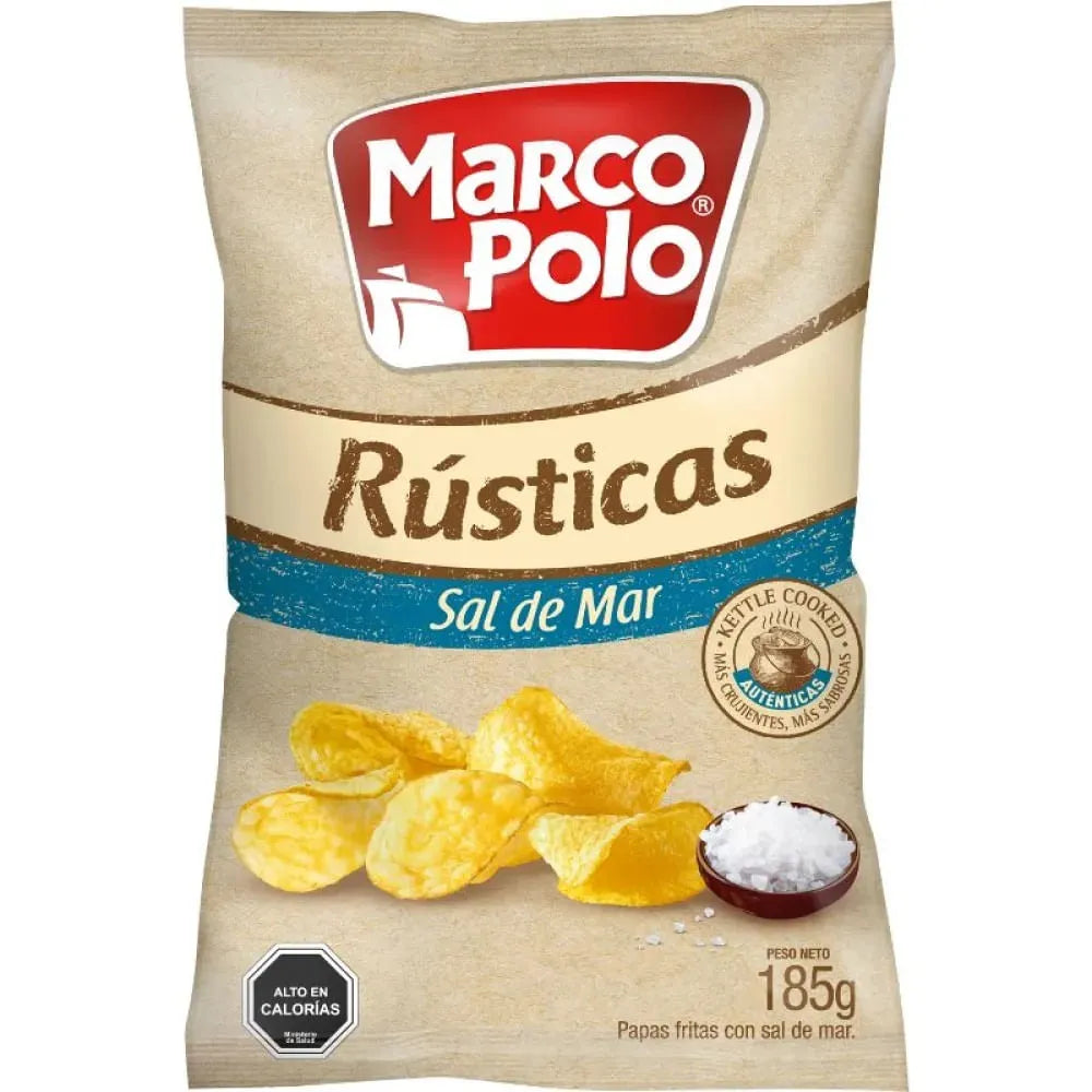 Papa Rusticas Sal de Mar 185 gr - 7802420002182