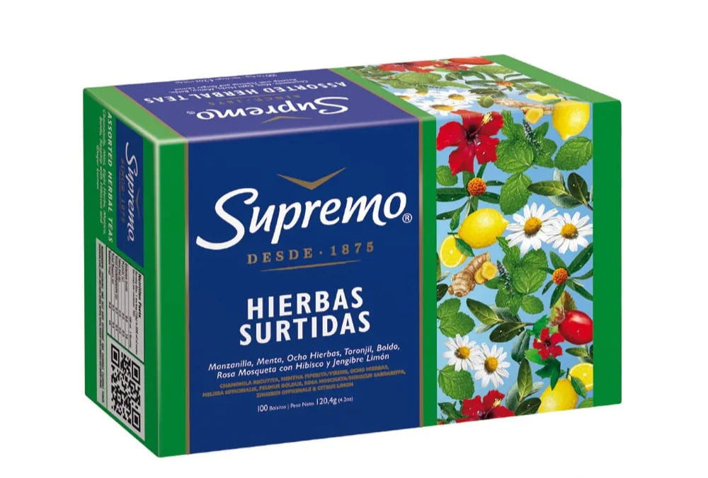 Hierbas Surtidas 100Bolsas - 7801875061034