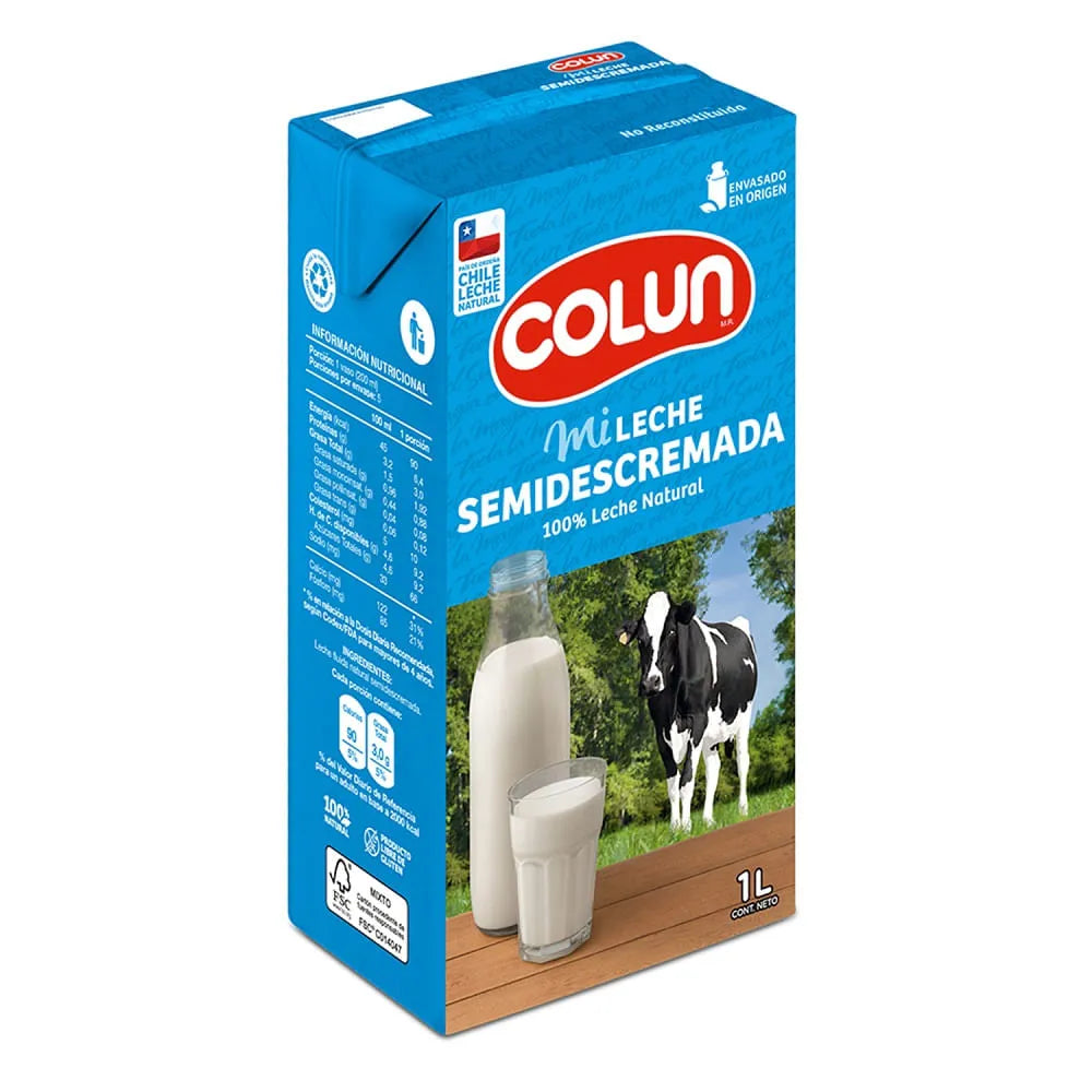 Leche Semidescremada 1 lt - 7802920000091