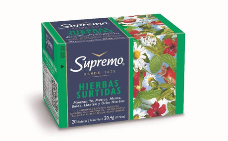Hierbas Surtidas 20 unid 23.4 gr - 7801875061010