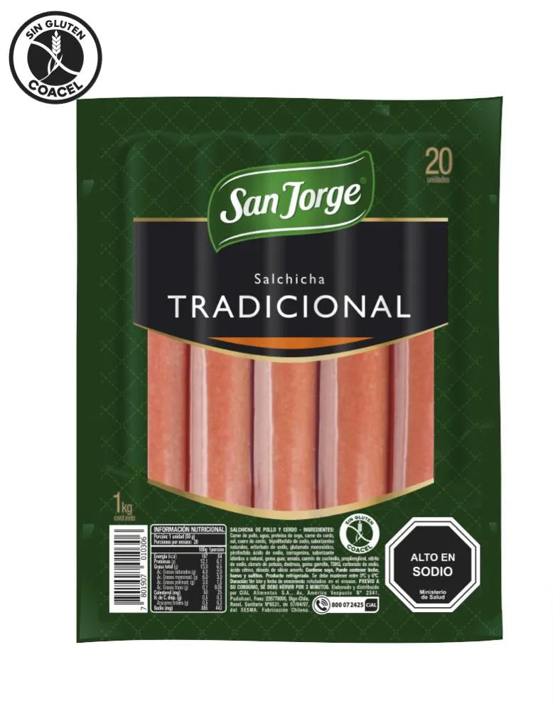 Vienesa Tradicional 1kg - 7801907010306
