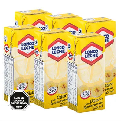 x6 Platano 200ml - 7802910001053