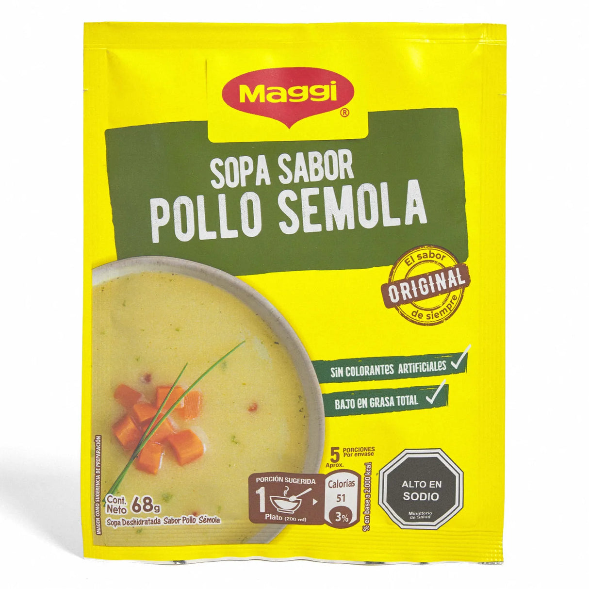 Sopa de Pollo con Semola - 7802950008814